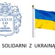 Logo - Liceum im. J. Dąbrowskiego - Solidarni z Ukrainą
