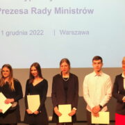 Zdjęcie - Stypendium Prezesa Rady Ministrów dla Zofii Dąbrowskiej z kl. 3a (grudzień 2022 r.)
